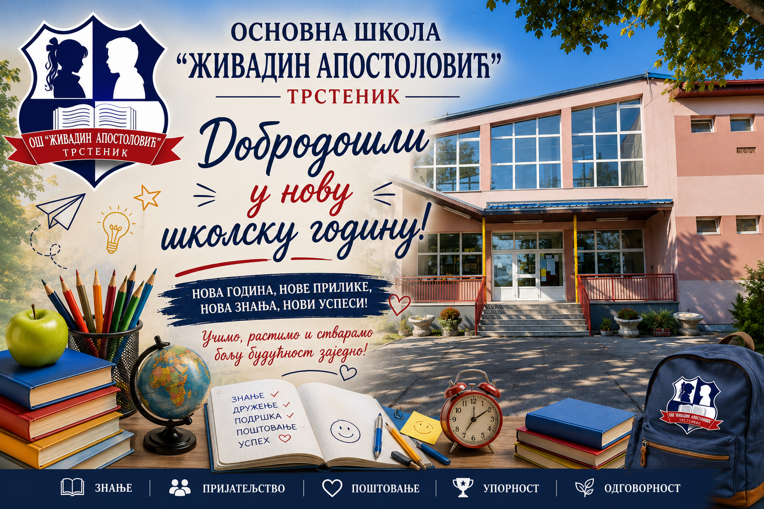 Почетак школске 2026/7 године